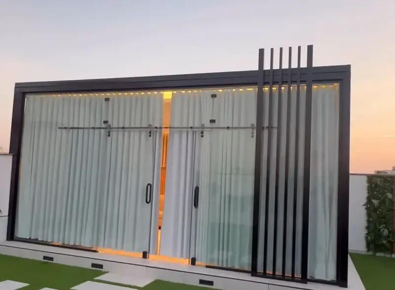 مقاول بناء مجالس زجاجية أنيقة وبسيطة بأقل تكلفة حي النسيم