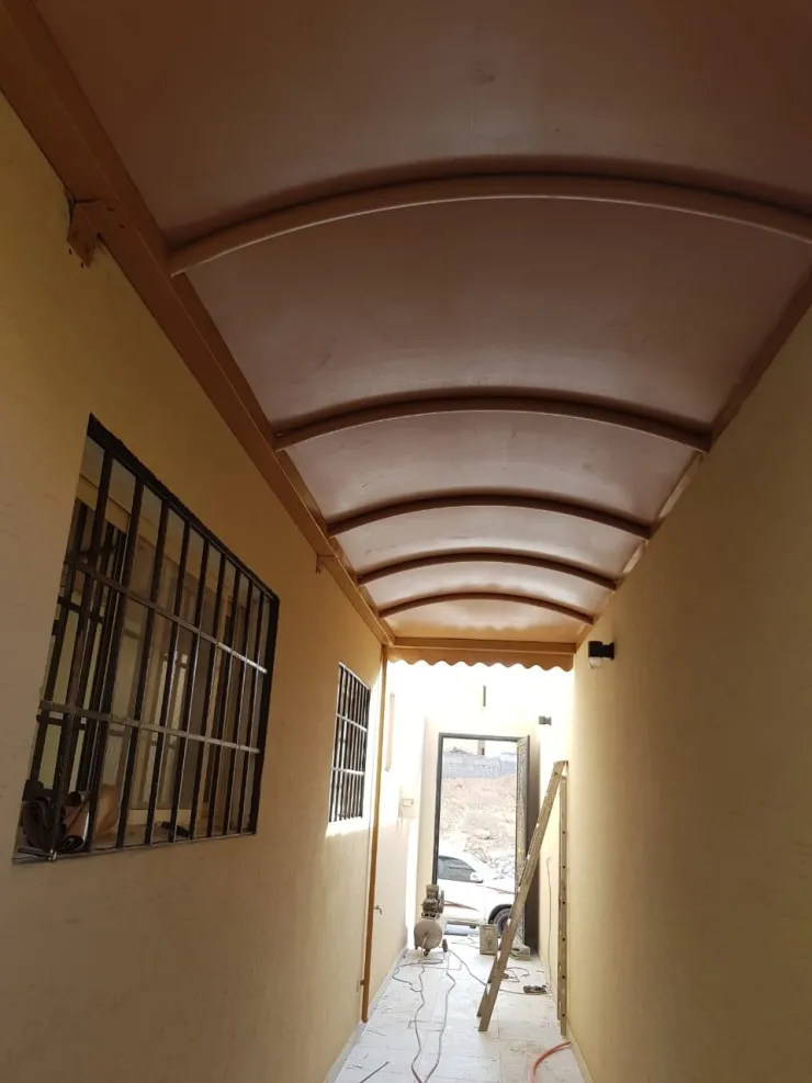 افضل تركيب مظلات مداخل ولكسان في حي النرجس والياسمين والملقا