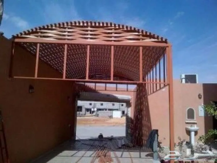 افضل تركيب مظلات مداخل ولكسان في حي النرجس والياسمين والملقا