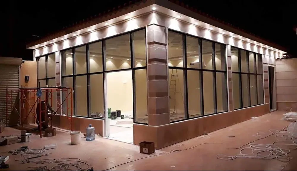 غرف إضافية خارجية وملاحق للاستراحة (أو للضيافة)في حي الحزم 