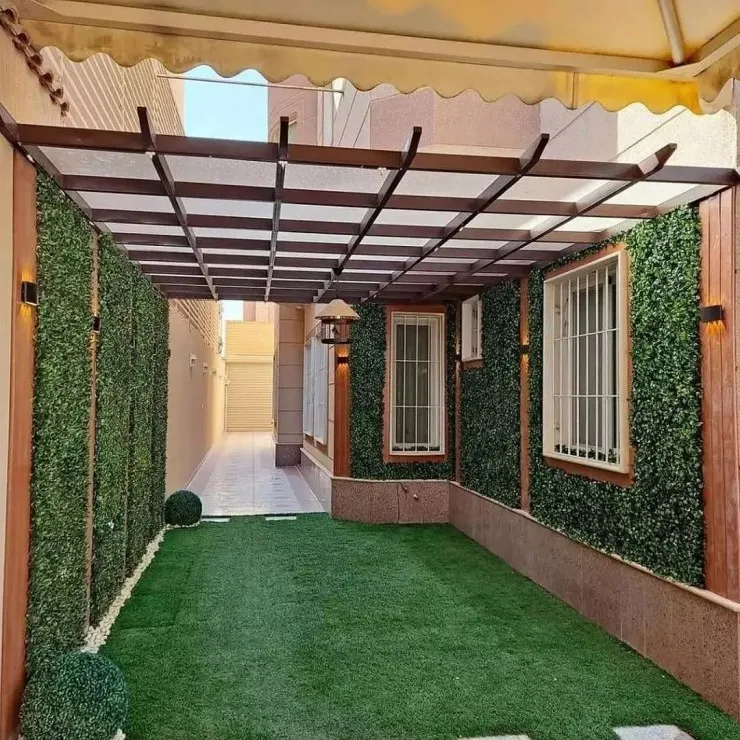 مظلات وسواتر في حي الشفاءلأحواش الفلل دليل الفخامة والحماية