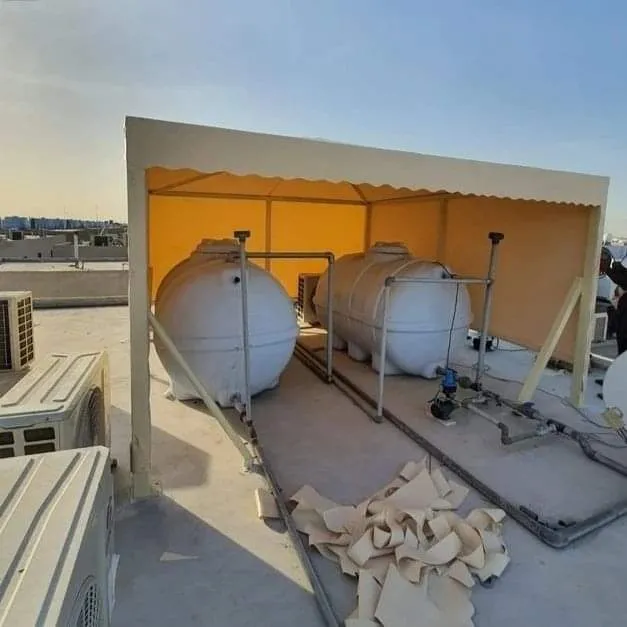 مظلات وسواتر في حي الشفاءلأحواش الفلل دليل الفخامة والحماية