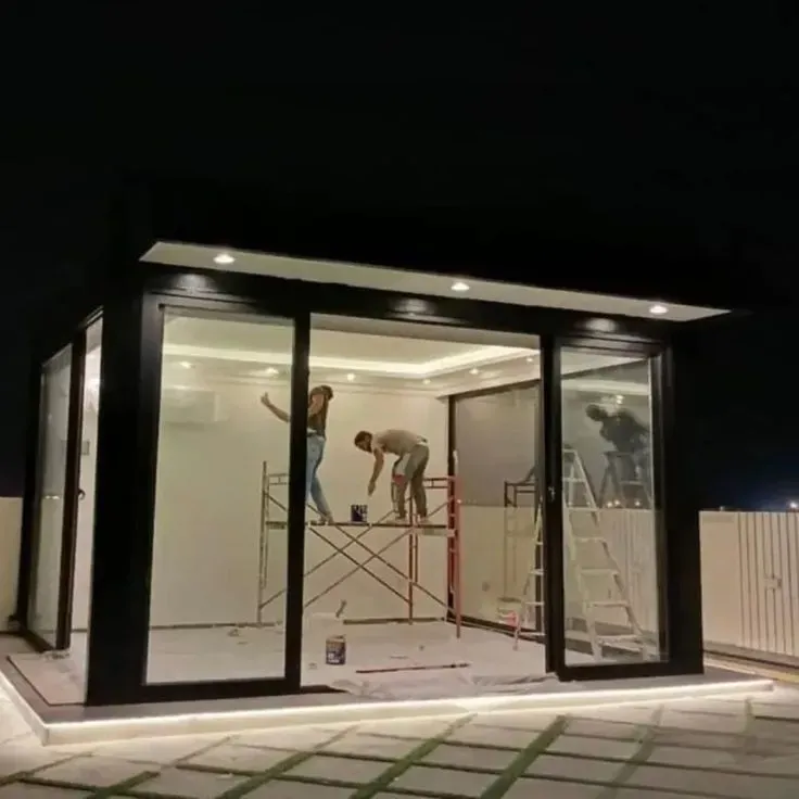 ارخص مقاول بناء مجلس خارجي في حي العارض لااحوش انيق زجاجي 