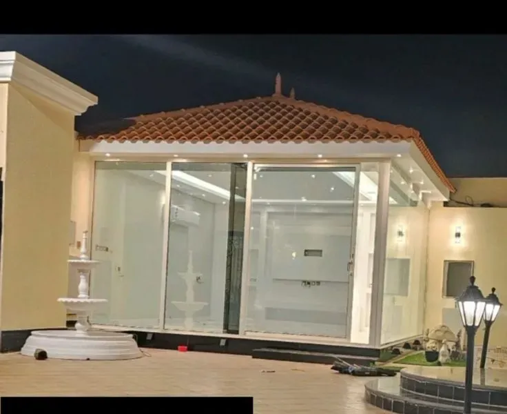 ارخص مقاول بناء مجلس خارجي في حي العارض لااحوش انيق زجاجي 