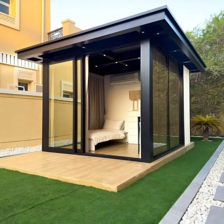 ملاحق خارجية| تركيب ملاحق ساندوتش بانل | ملاحق زجاجية فخمة 