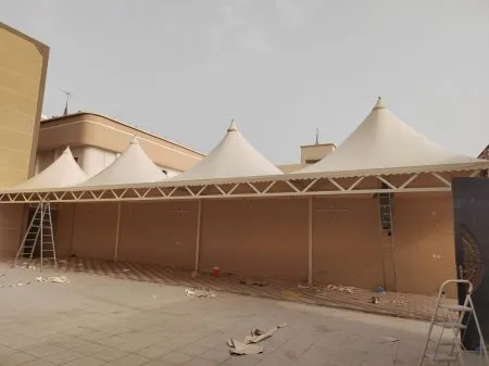 تركيب مظلات مداخل للمدارس والمنازل في حي الملز: حماية، فخامة