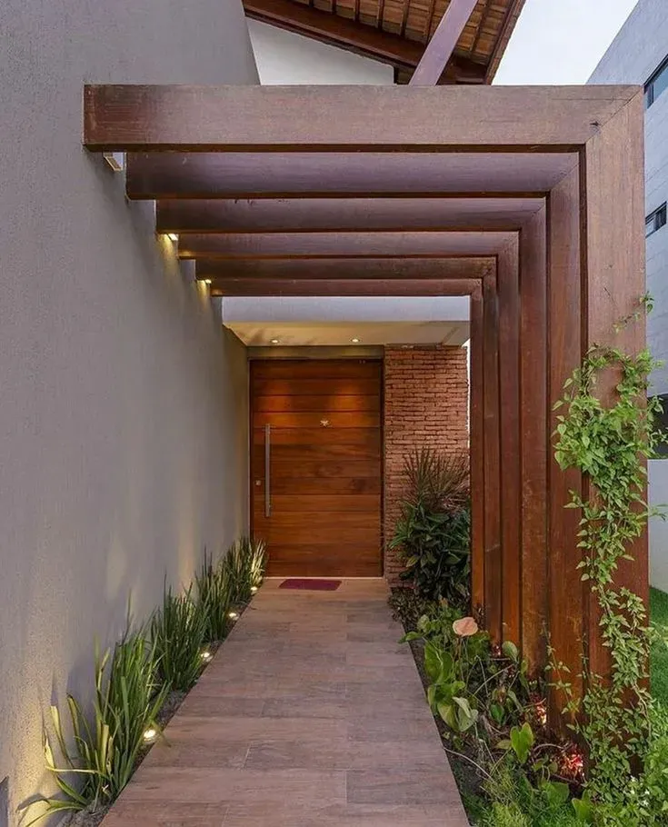 حداد مظلات مداخل فلل في شمال الرياض: تصاميم مودرن