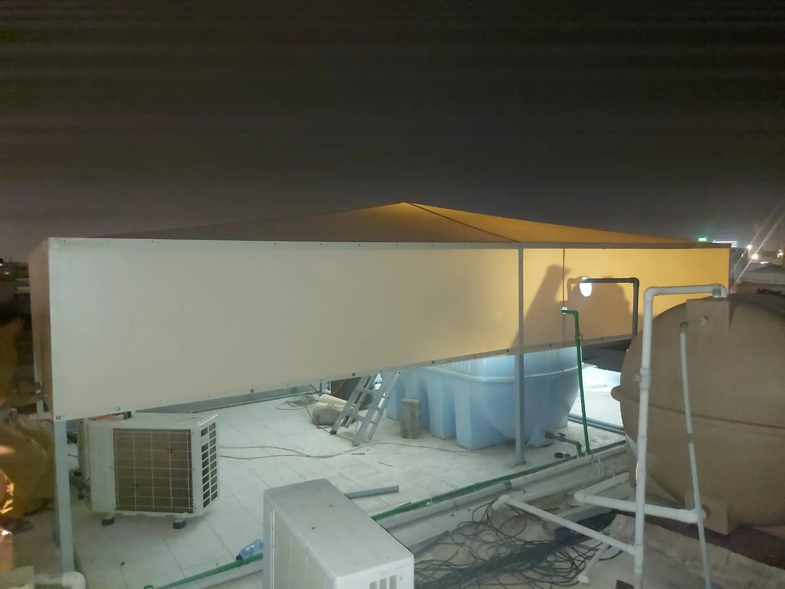 مظلات حدائق للمنزل بحي الروضةبأشكال وصور مظلات حدائق خارجية 