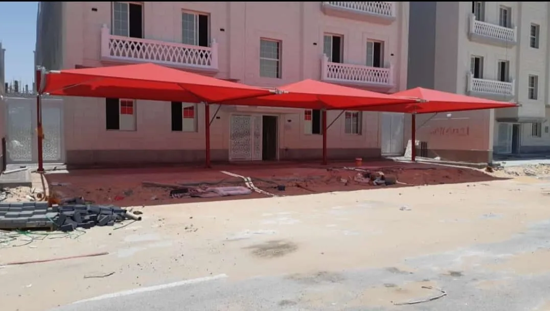 مظلات حدائق للمنزل بحي الروضةبأشكال وصور مظلات حدائق خارجية 