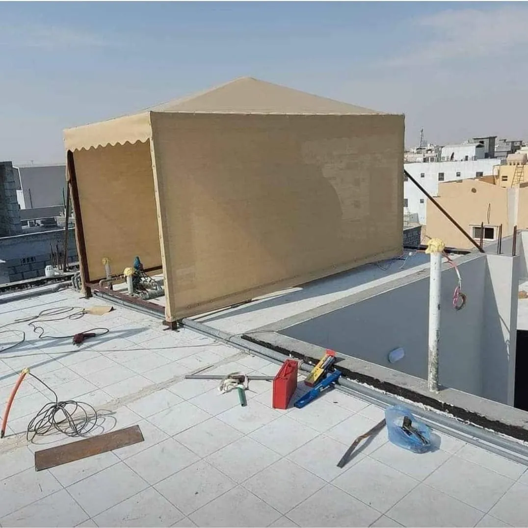 مظلات حدائق للمنزل بحي الروضةبأشكال وصور مظلات حدائق خارجية 