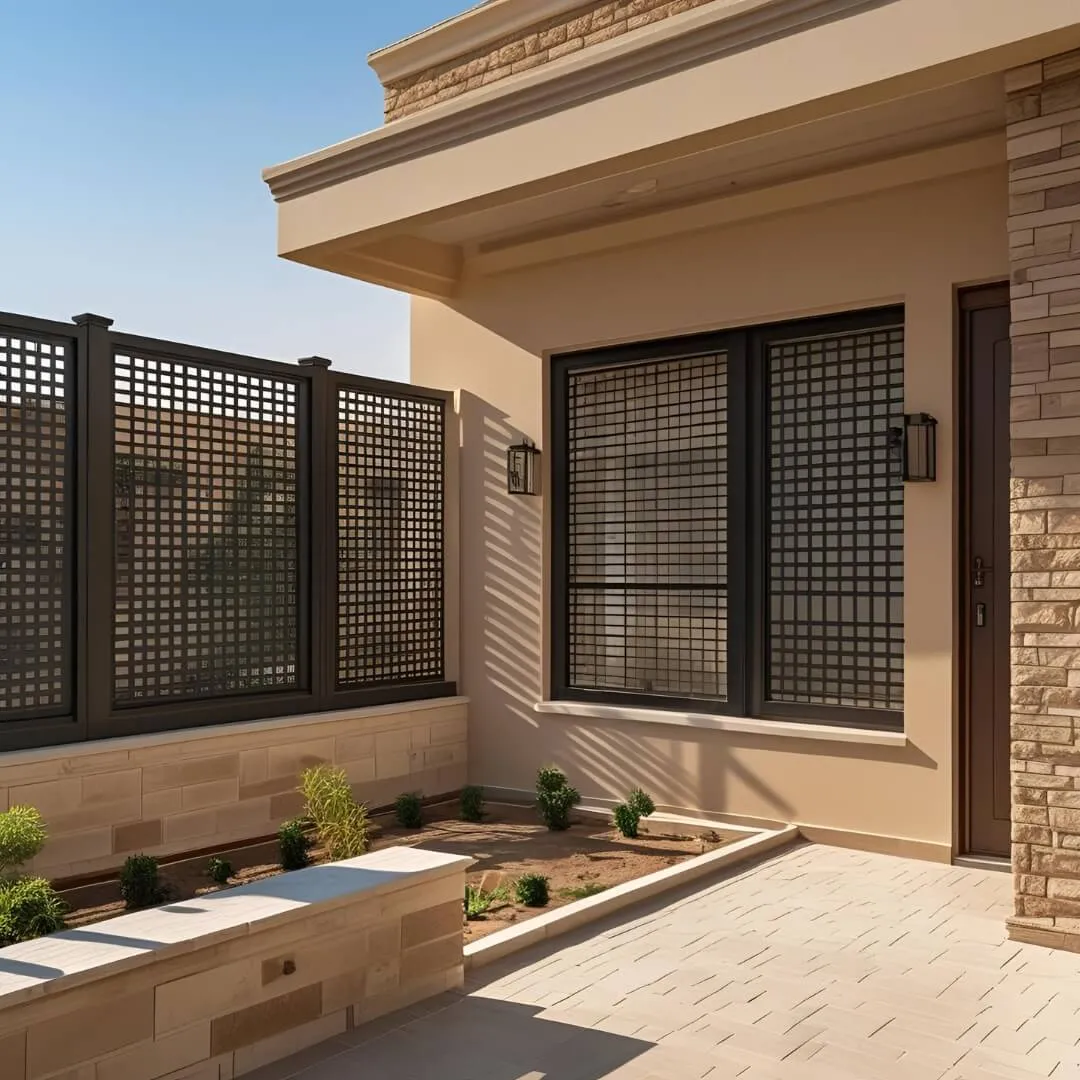 أنواع سواتر أحواش المنازل حي الروضة| دليل الأسعار والتركيب