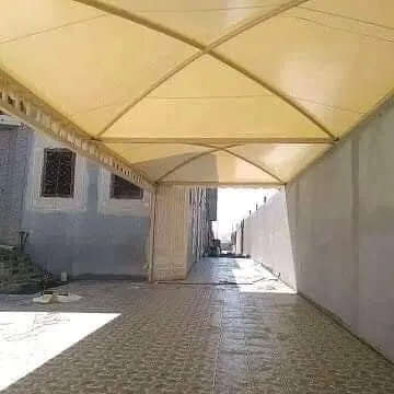 أفضل أنواع مظلات أحواش ومواقف سيارات في حي النسيم الغربي