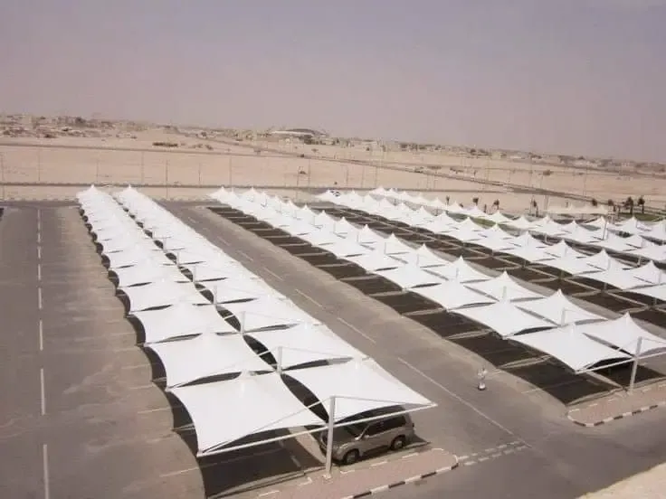 أنواع مظلات سيارات خارجية في حي الملز:لتركيب مظلات البوثلين 