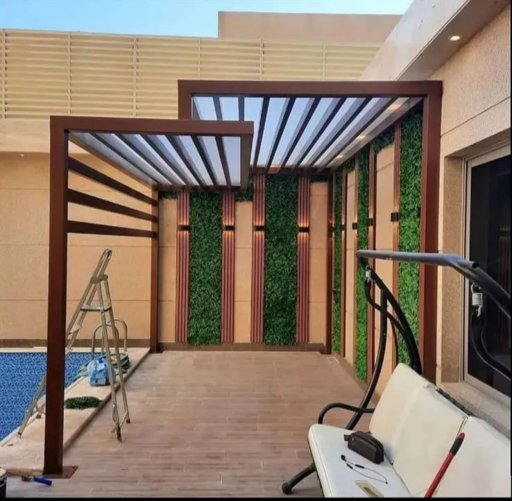 مظلات أحواش وجلسات خارجية حي الندى:بأفضل الأنواع والأسعار