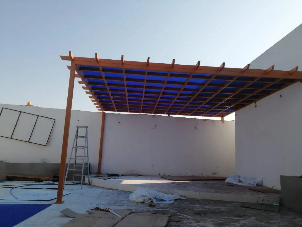 مظلات أحواش وجلسات خارجية حي الندى:بأفضل الأنواع والأسعار